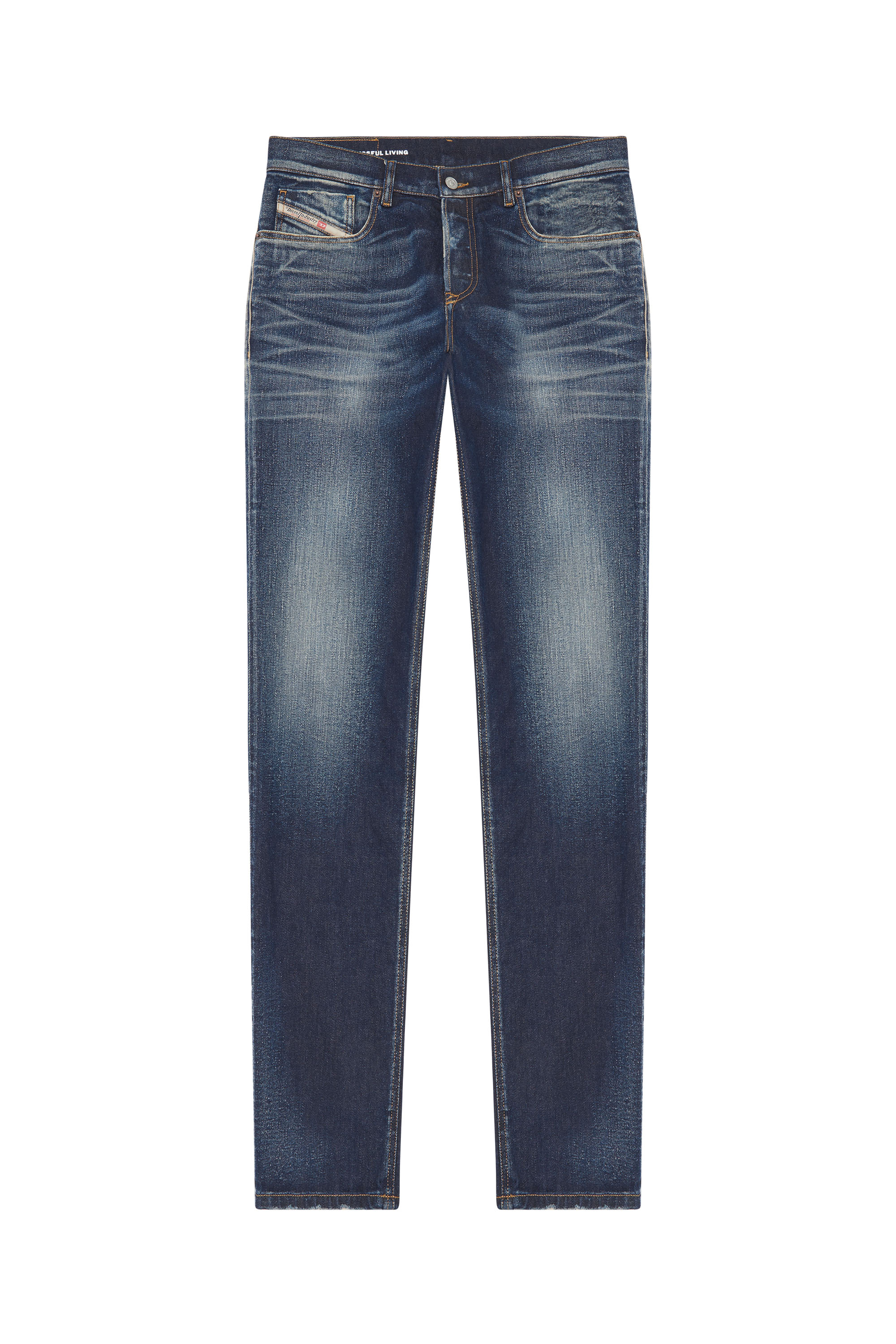 Diesel - Tapered Jeans 2023 D-Finitive 09G27, Dark Blue - Image 5