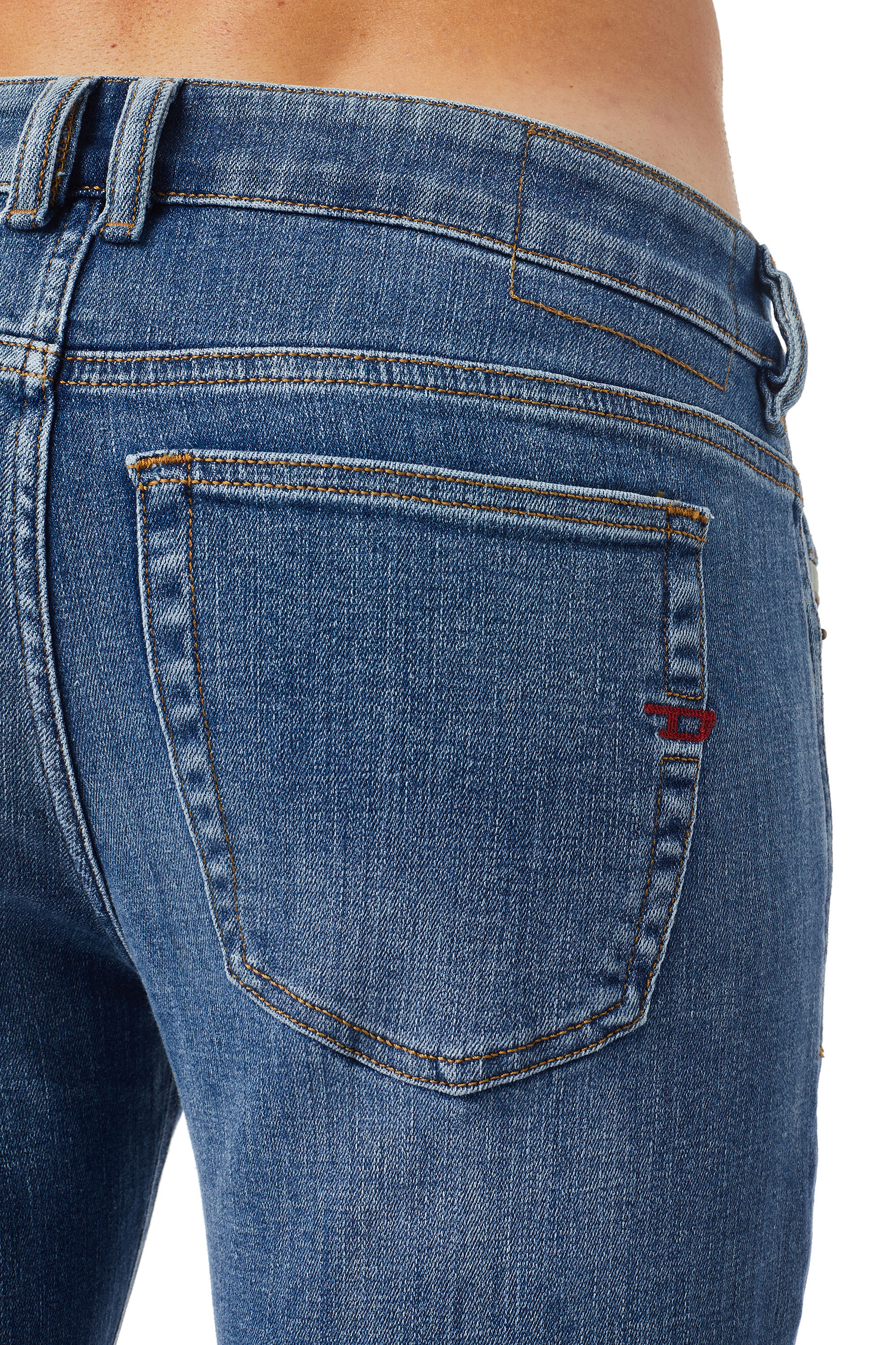 Diesel - Skinny Jeans 1979 Sleenker 09C01, Medium blue - Image 3