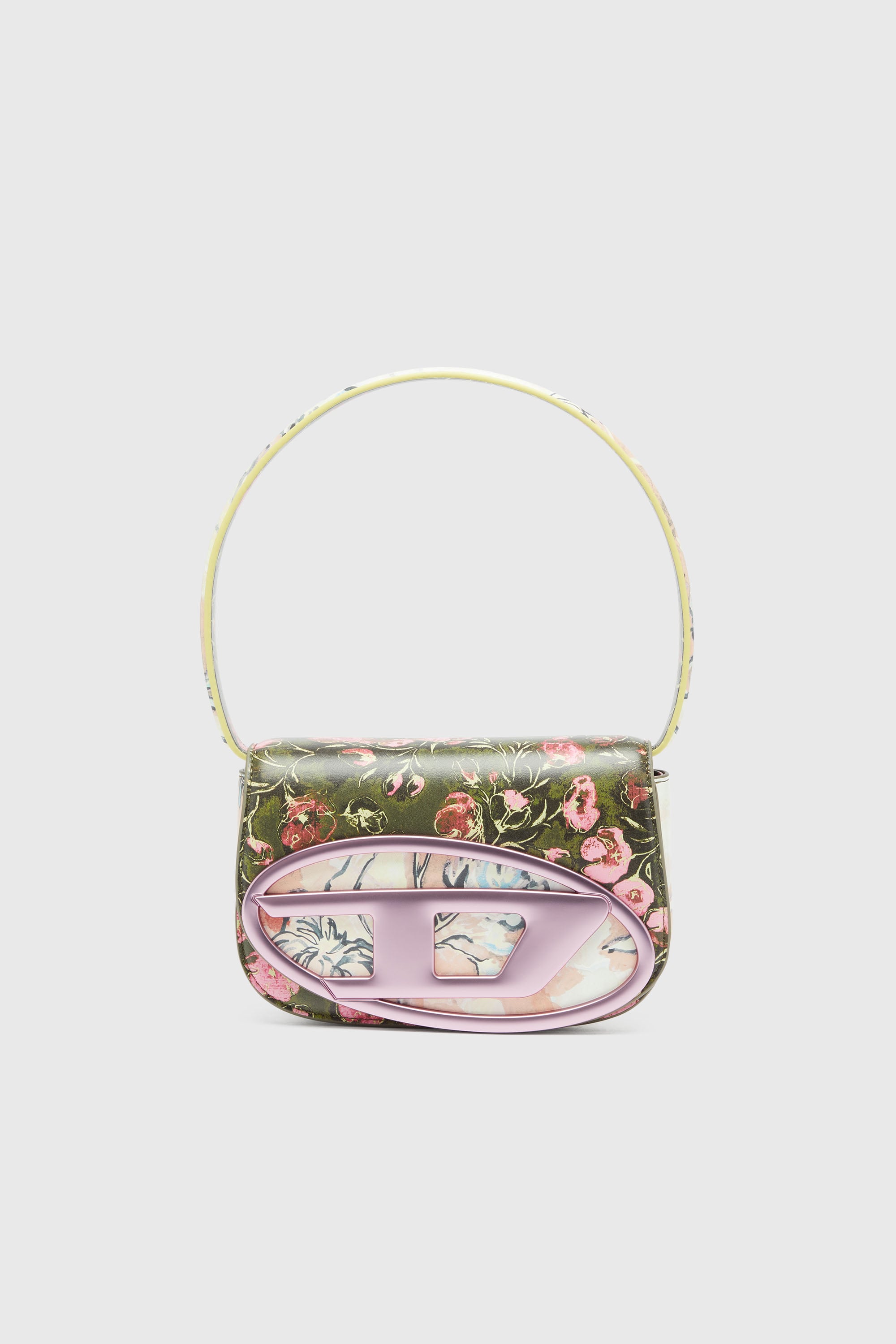 Diesel - 1DR, Woman's 1DR-Iconic shoulder bag with floral print in Multicolor - 2