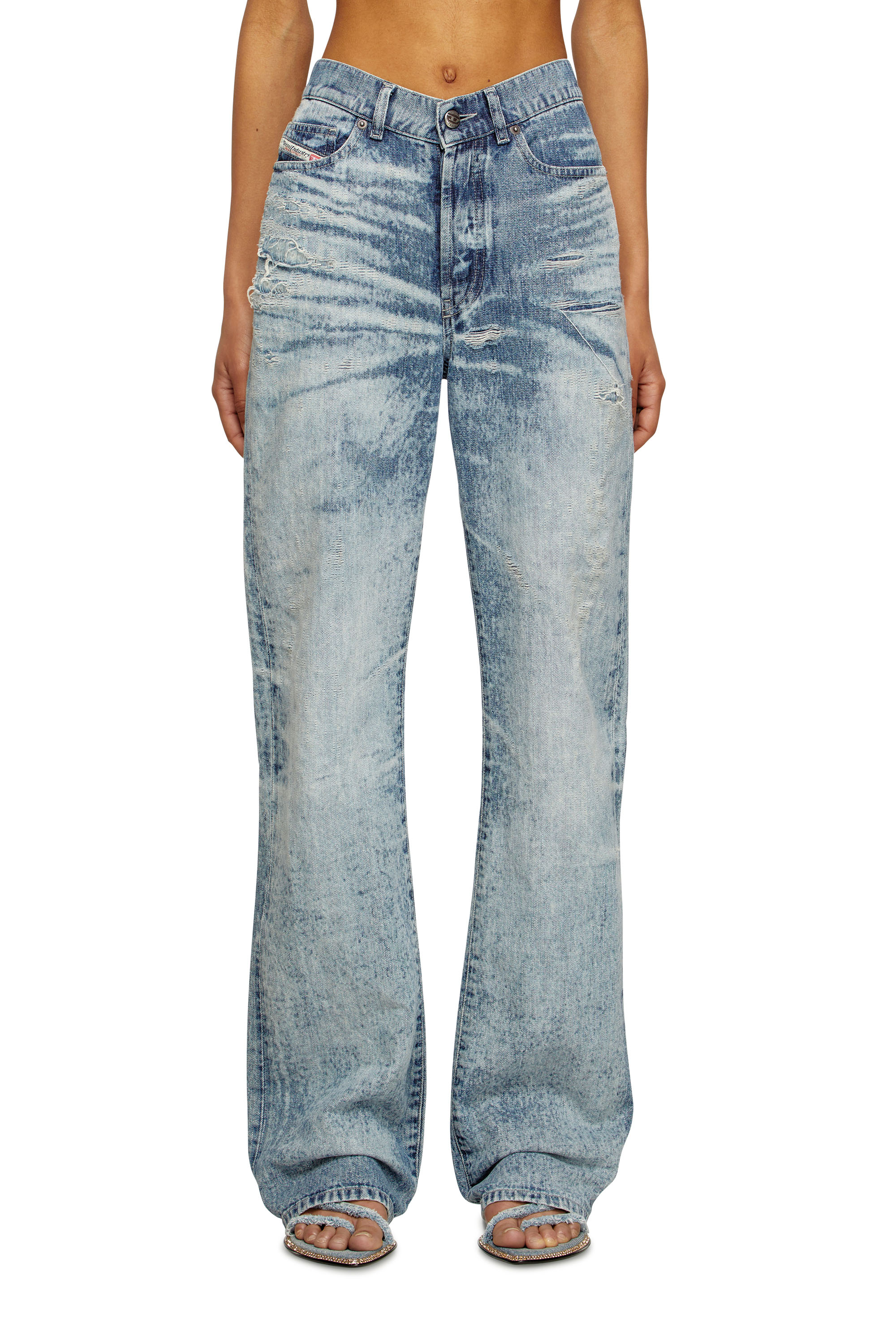 Diesel - Woman's Regular Jeans 1971 D-Sent 068TY, Light Blue - 2