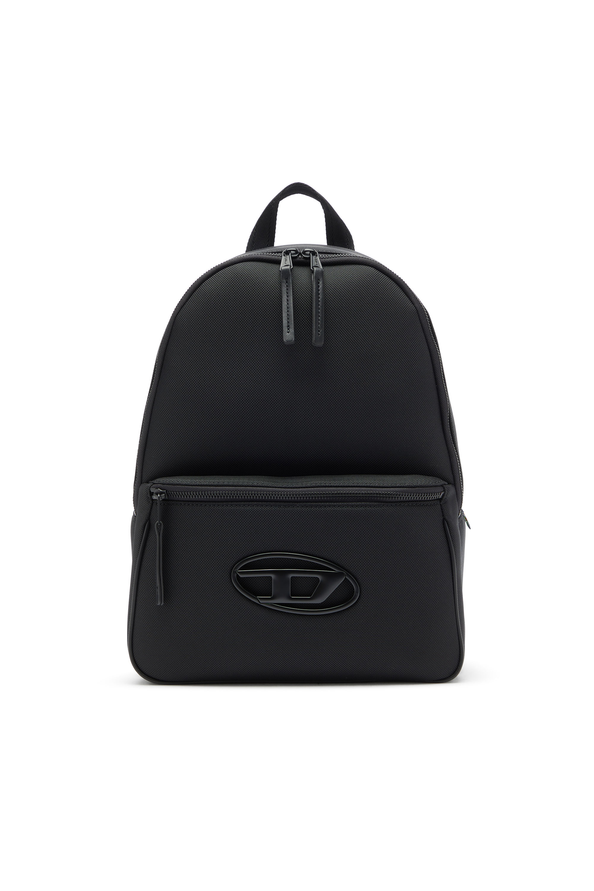 Diesel - HOLI-D BACKPACK M, Unisex's Holi-D - Backpack in nylon with Oval D logo in Black - 1