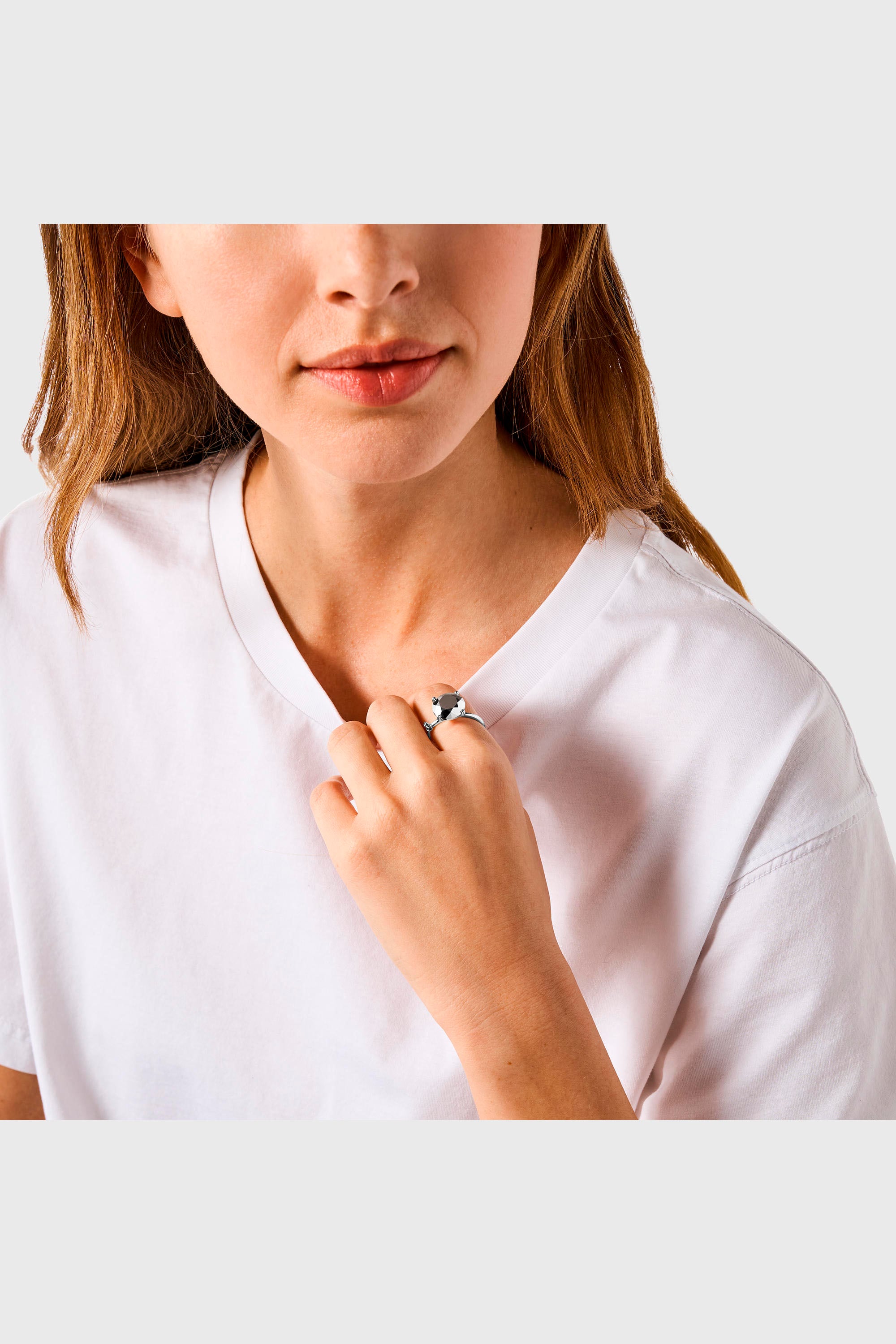 Diesel - DL1353040 STERLING SILVER JEWEL, Unisex's Diamond Cut Sterling Silver Ring in Silver - 3