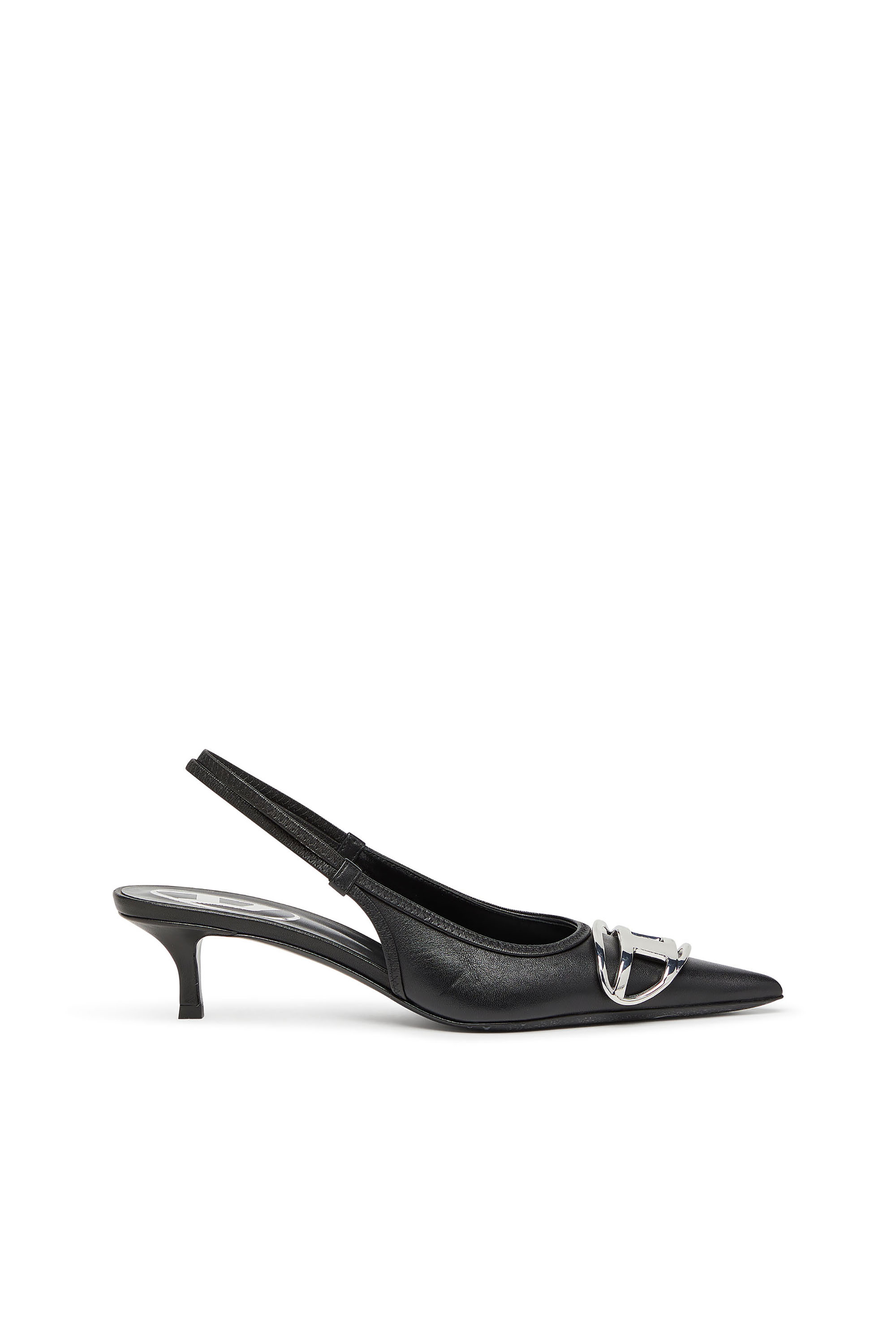 D-VENUS SB 40, Black Diesel - D-VENUS SB 40, Woman's D-Venus-Slingback pumps in nappa leather in Black - 1
