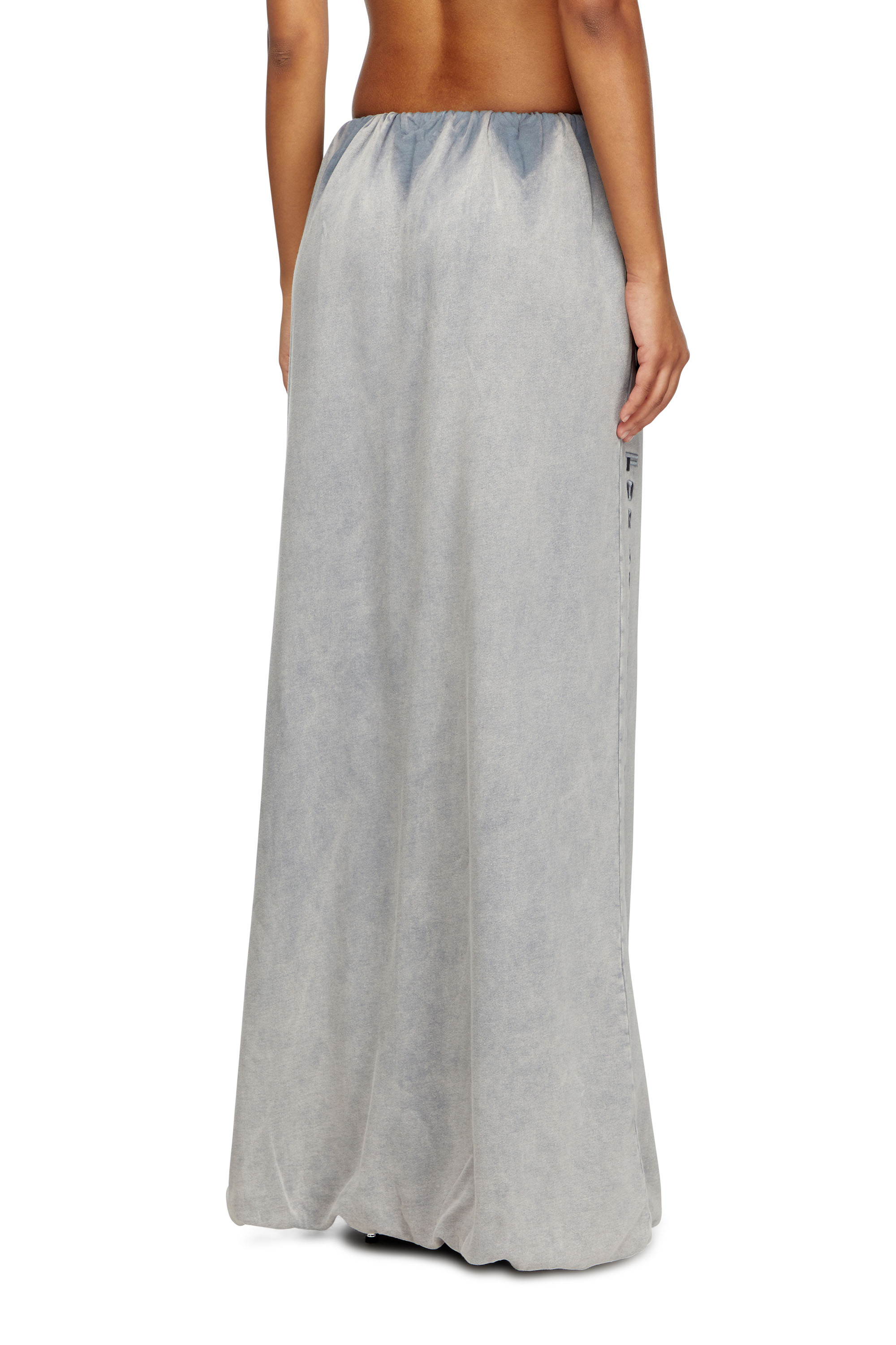 Diesel - O-REIRA, Woman's Balloon-shaped maxi skirt in Light Grey - 4