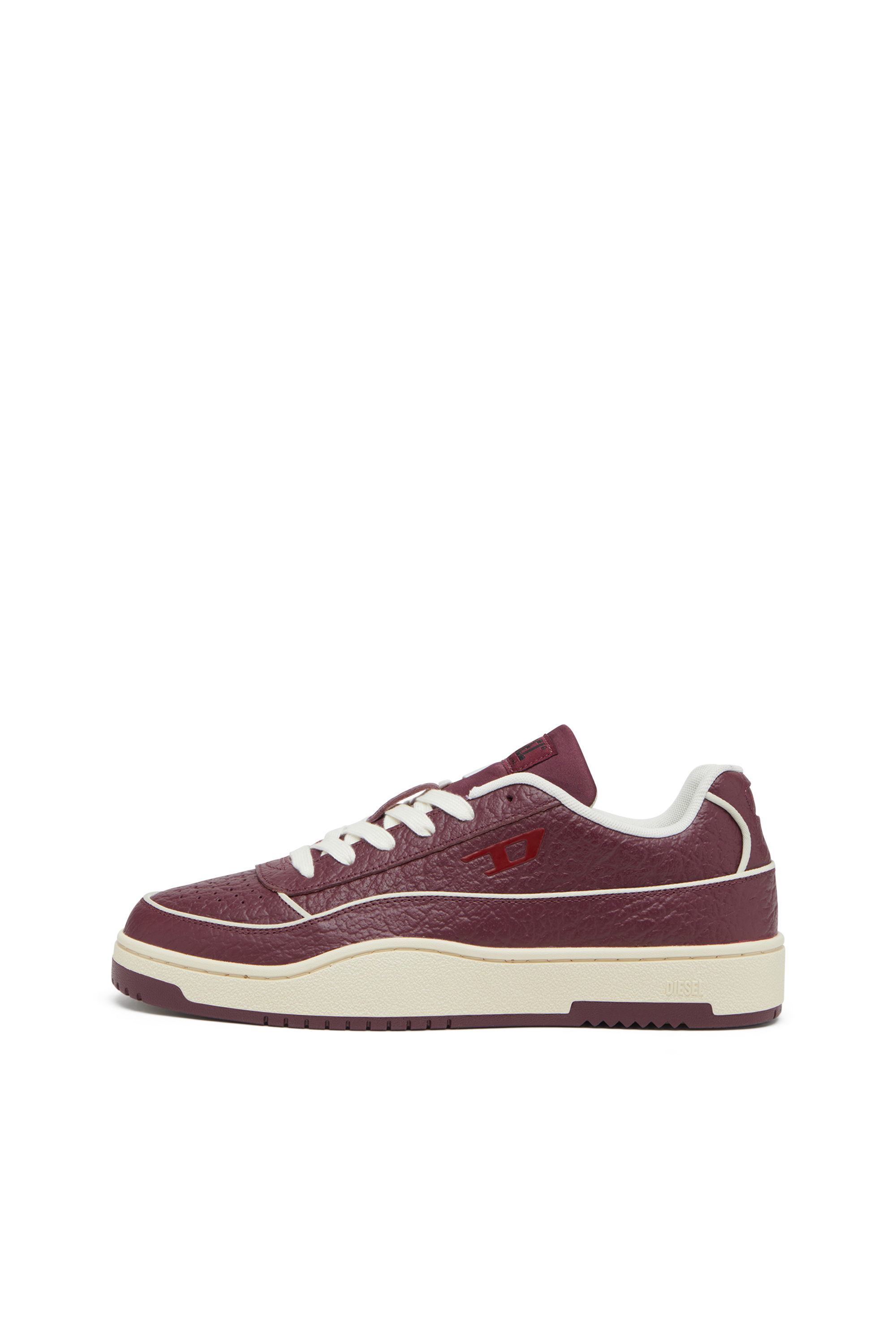 S-TRACKER-D LOW, Burgundy Diesel - S-TRACKER-D LOW, Man's S-Tracker-D-Sneakers in textured leather in Burgundy - 7