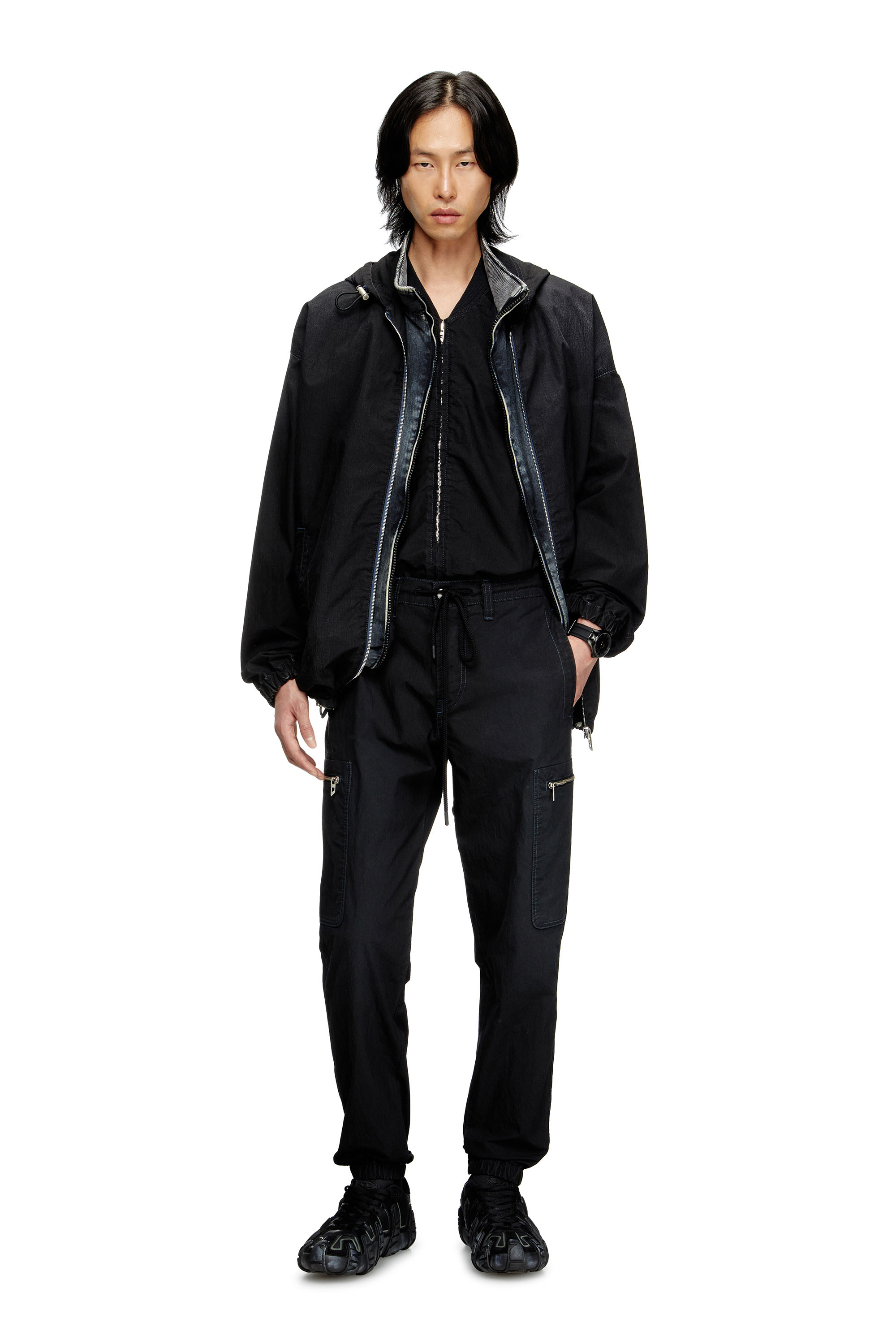 Slim D-Lab JoggJeans® 068SJ, Black/Dark grey Diesel - Unisex's Slim D-Lab JoggJeans® 068SJ, Black/Dark grey - 1