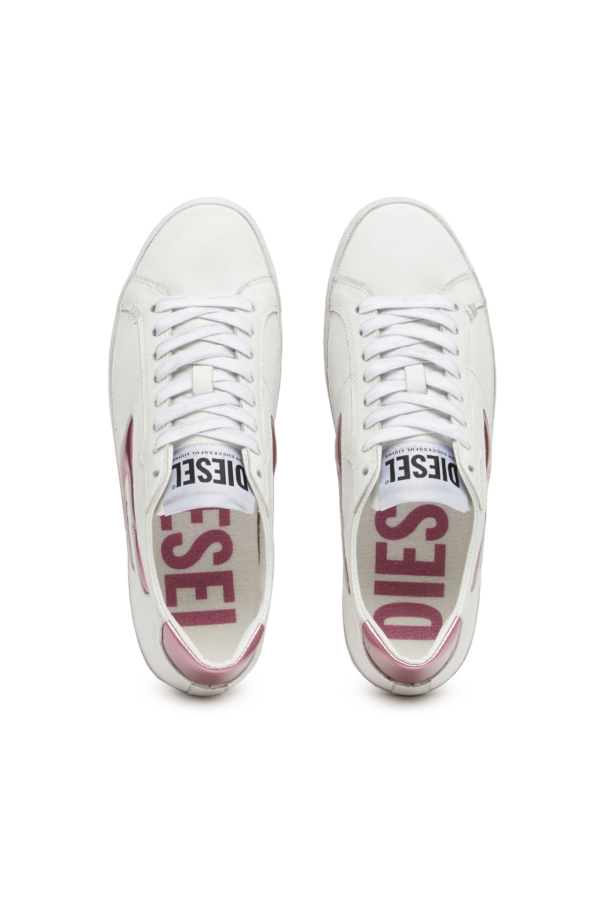 Diesel - S-LEROJI LOW W, White/Pink - Image 5
