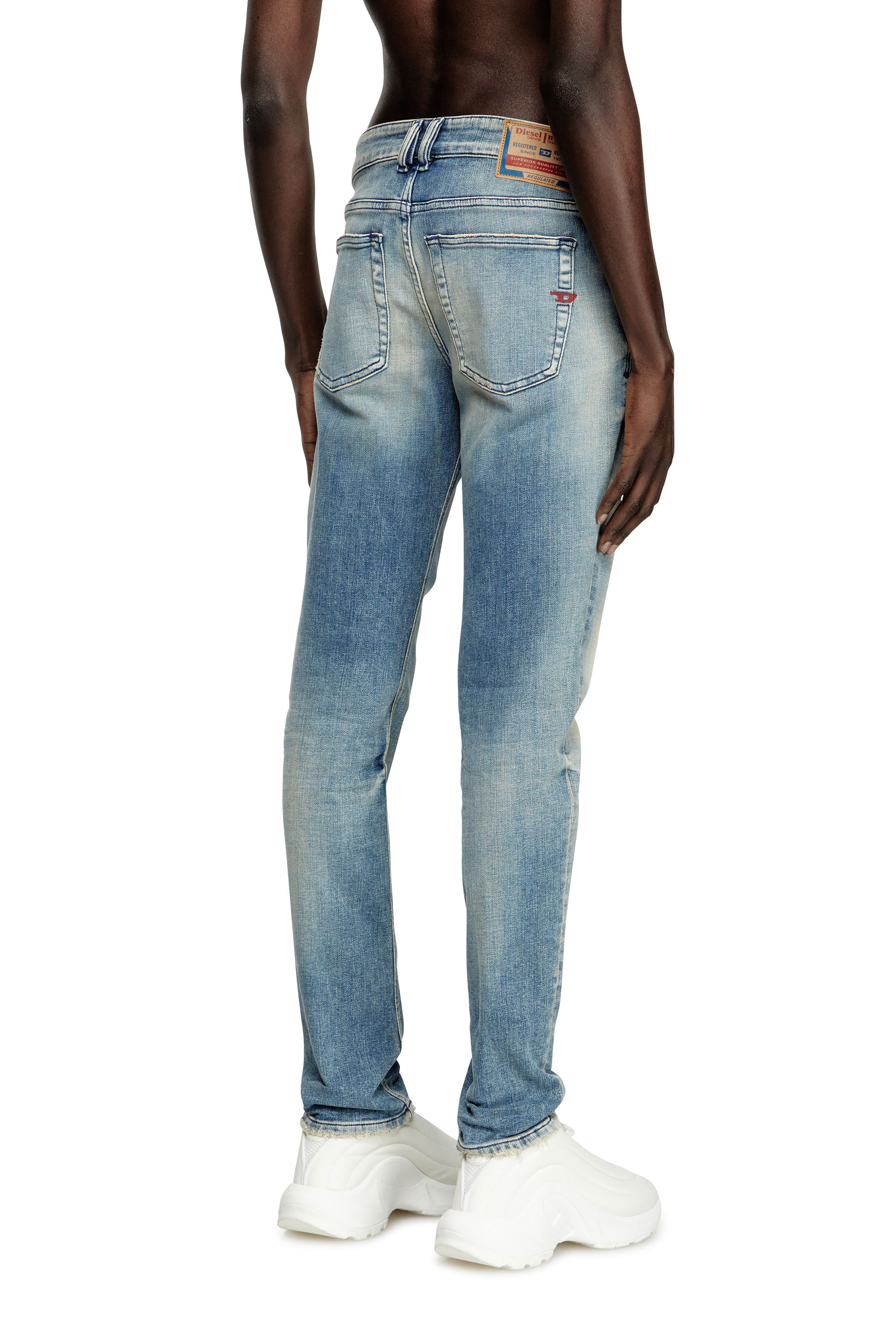 Diesel - Man's Skinny Jeans 1979 Sleenker 09K58, Light Blue - 4