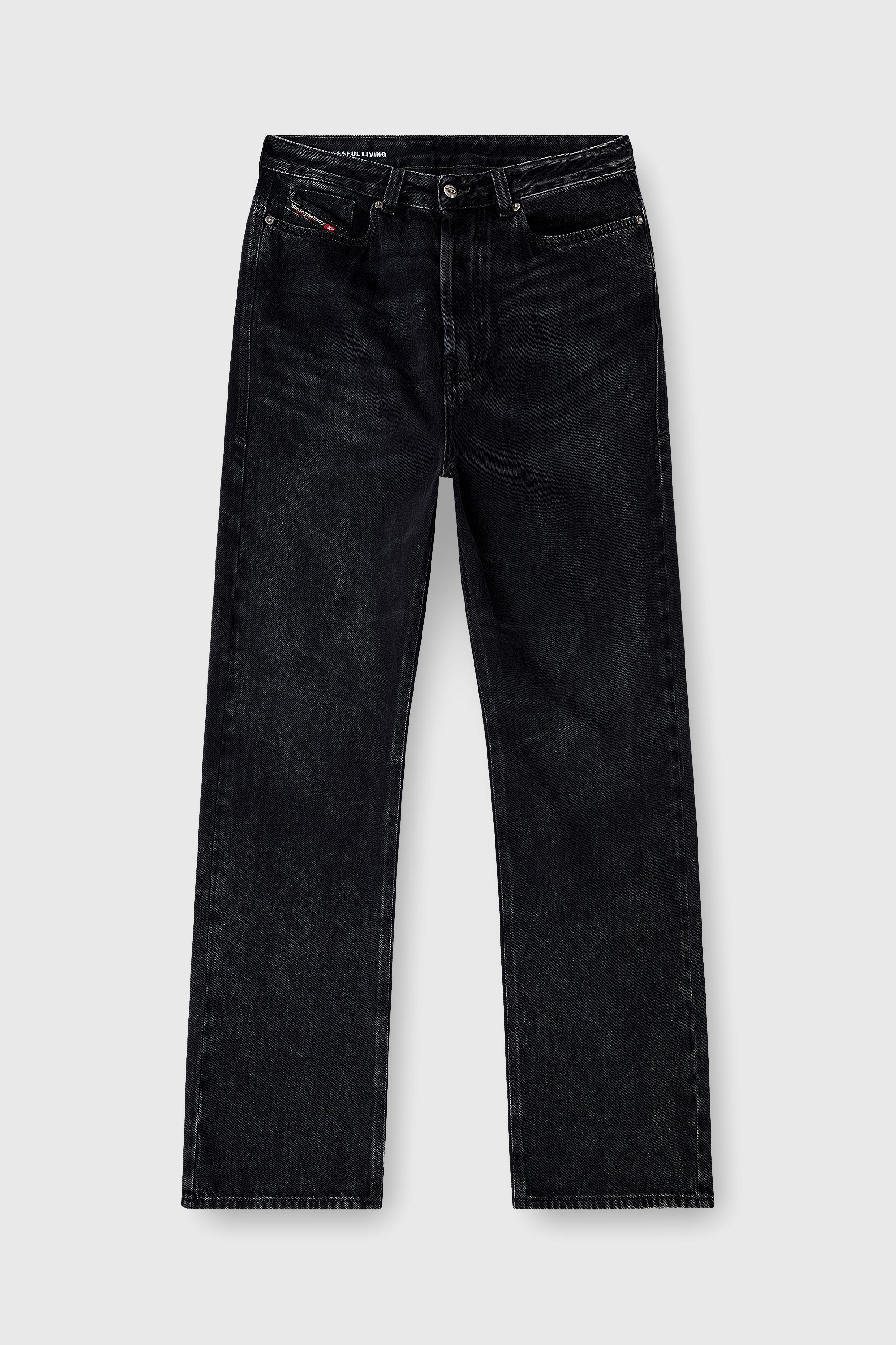 Diesel - Man's Relaxed Jeans 1980 D-Eeper 09P09, Black/Dark grey - 4