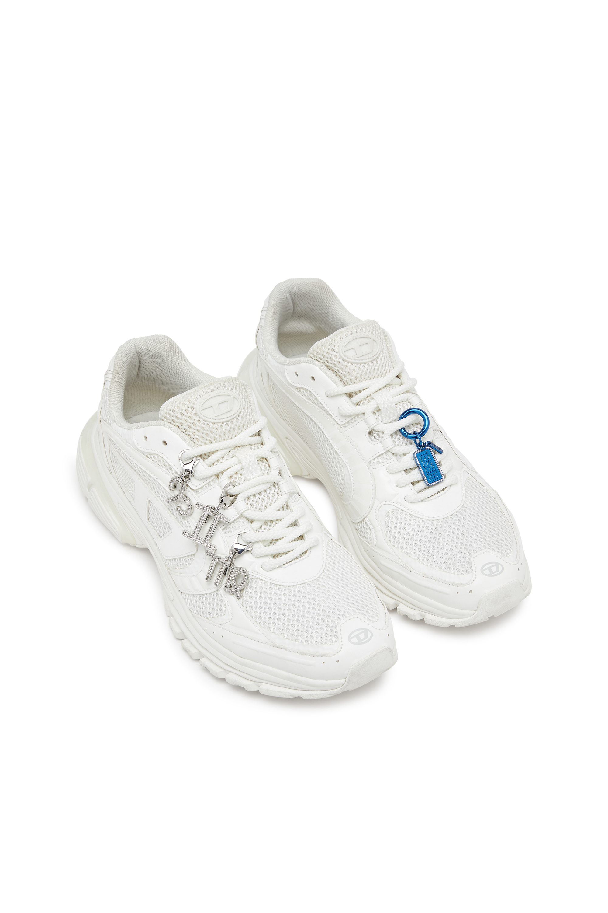 Diesel - S-PRO-V-DENSE LOW, Man's S-Pro-V-Dense-Mesh sneakers with Oval D logo in White - 7