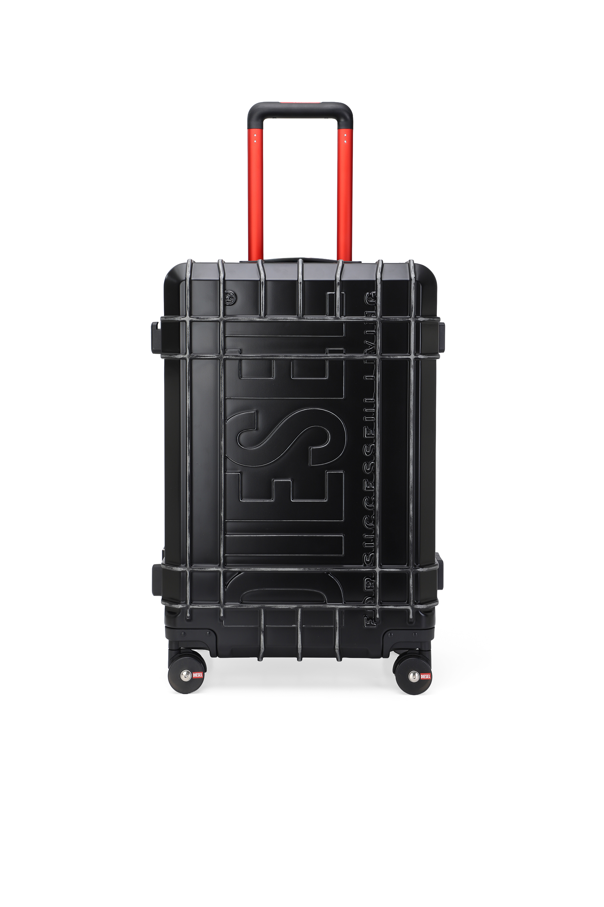 Diesel - DIESEL PC STRONG IMAGE TROLLEY- DSL003, Unisex's Rugged suitcase size M in Black - 1