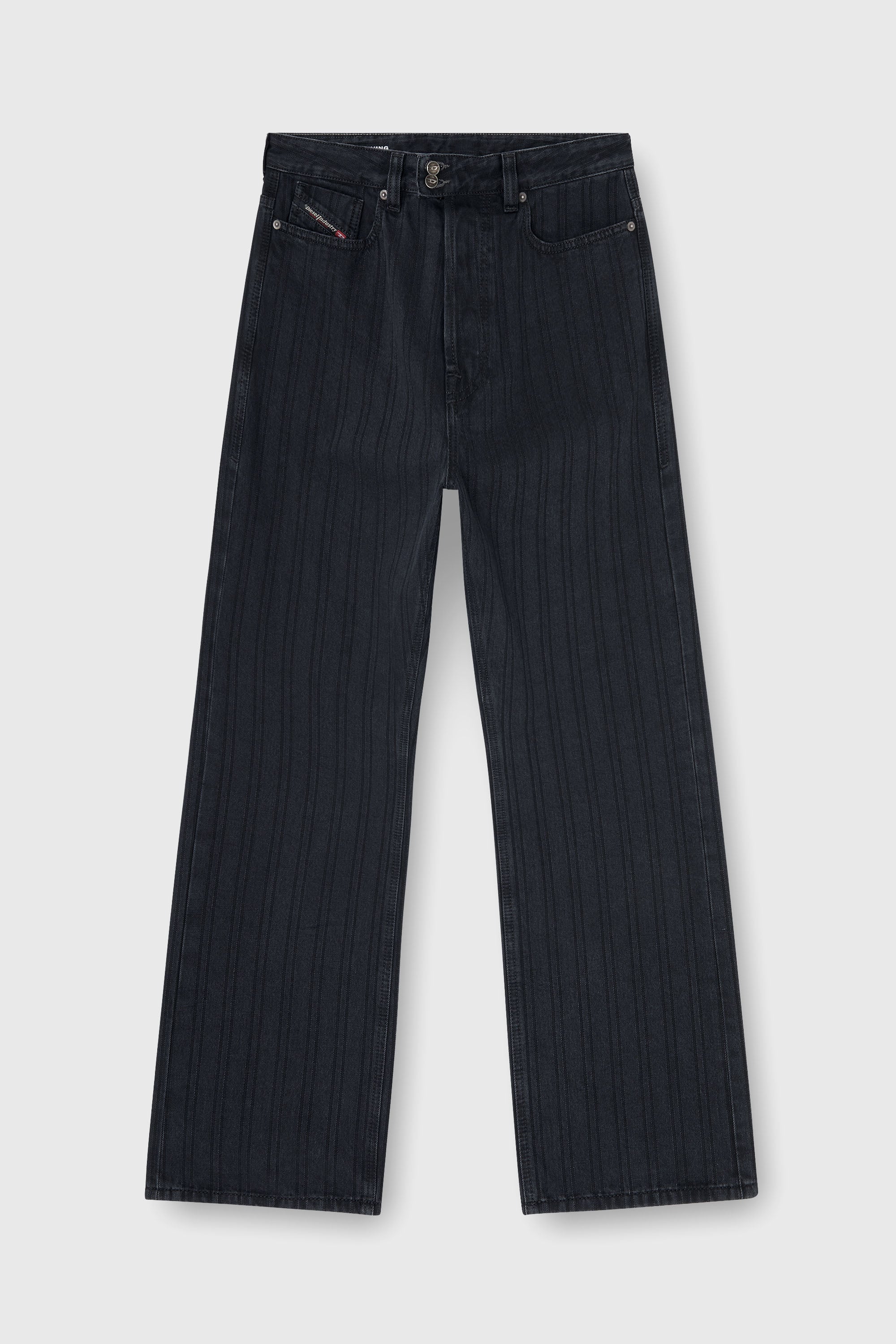 Diesel - Man's Relaxed Jeans 1980 D-Eeper 09Q12, Black/Dark grey - 1