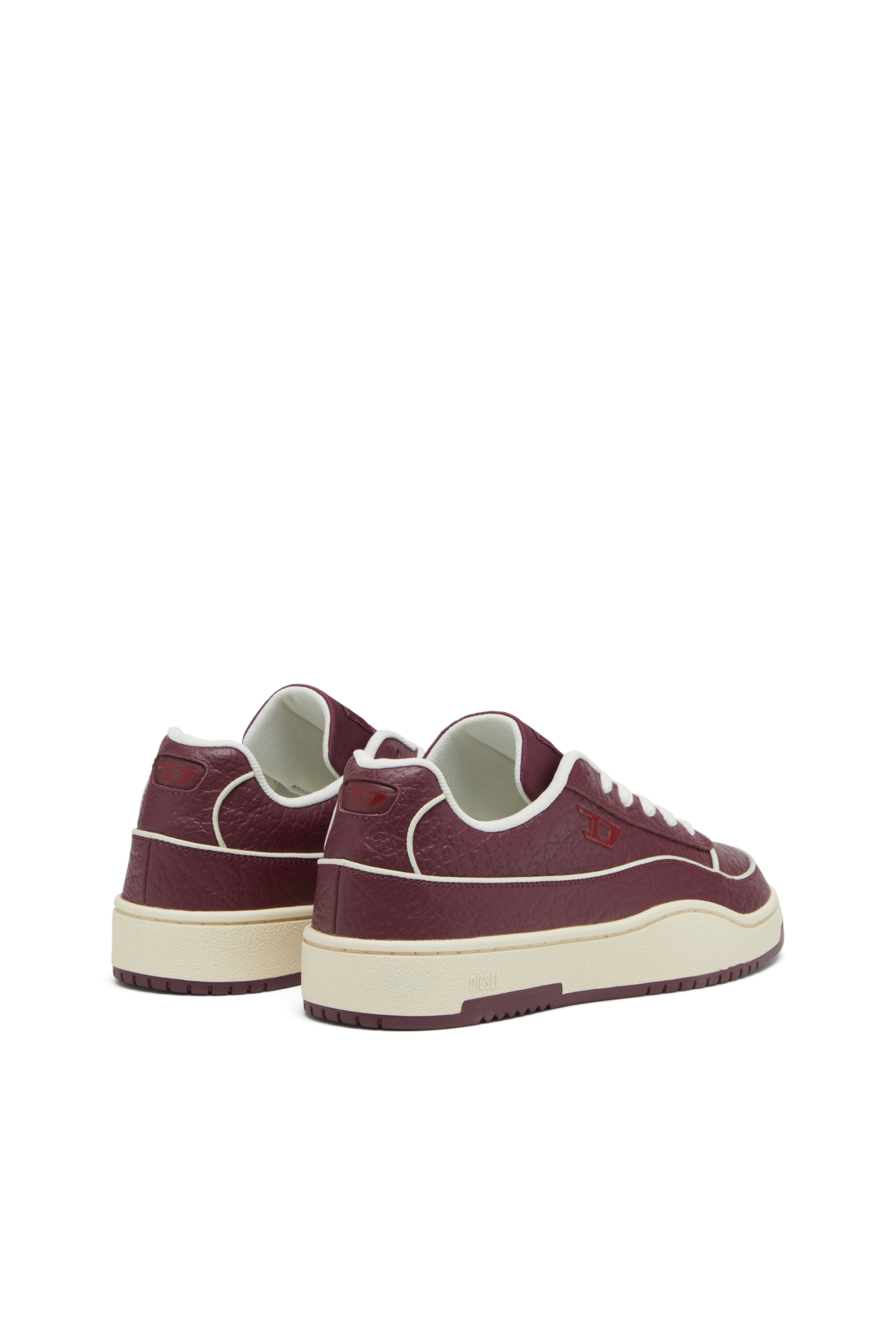 S-TRACKER-D LOW, Burgundy Diesel - S-TRACKER-D LOW, Man's S-Tracker-D-Sneakers in textured leather in Burgundy - 3