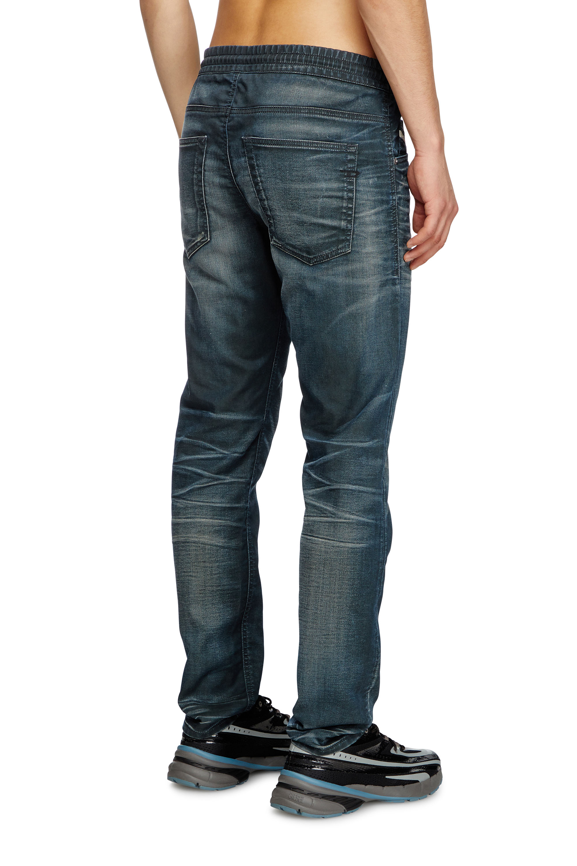 Diesel - Man's Regular 2030 D-Krooley Joggjeans® 068QK, Dark Blue - 4