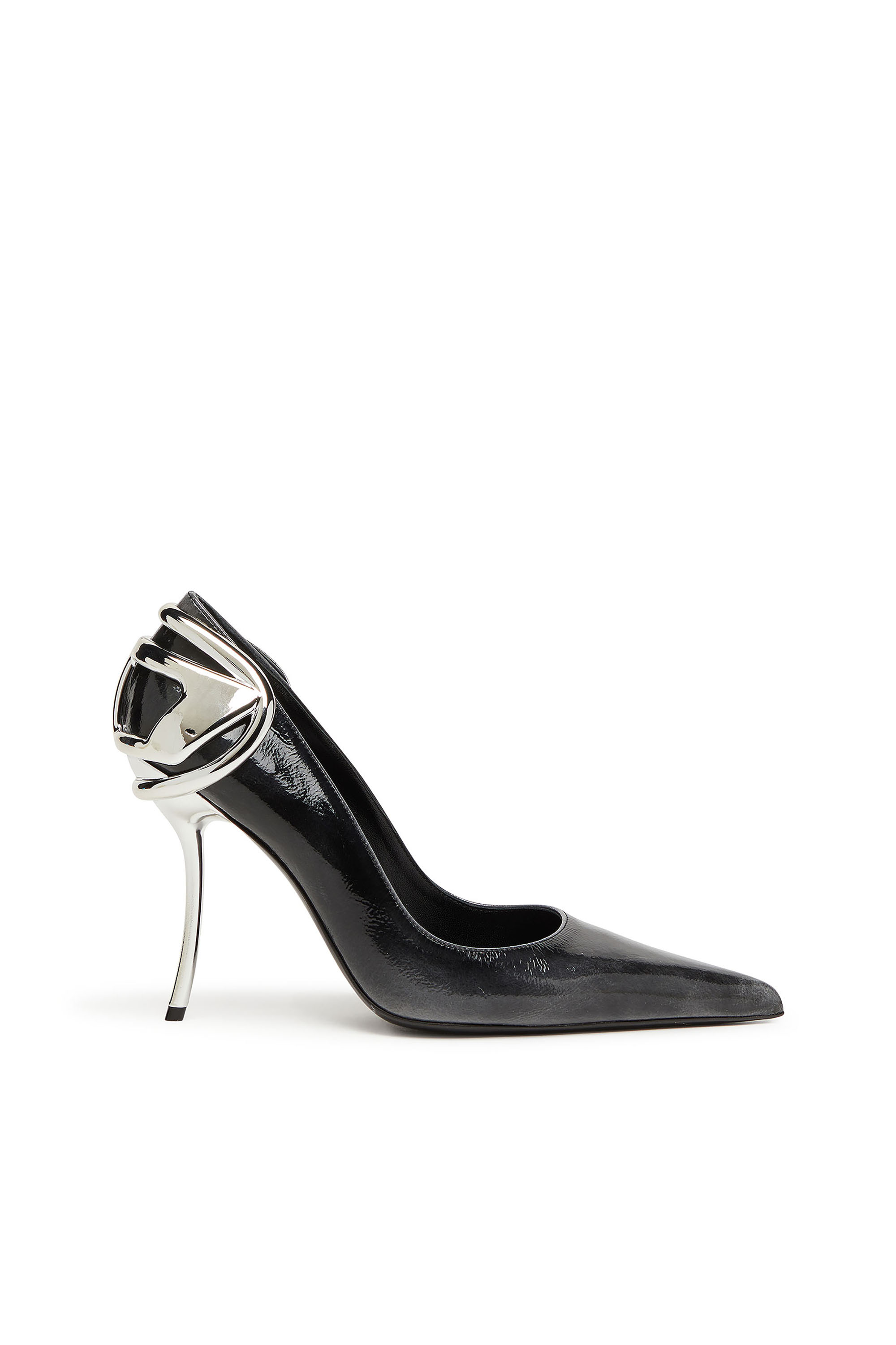 D-TEN&HALF P, Black Diesel - D-TEN&HALF P, Woman's D-Ten&Half-Pumps in patent pull-up leather in Black - 1