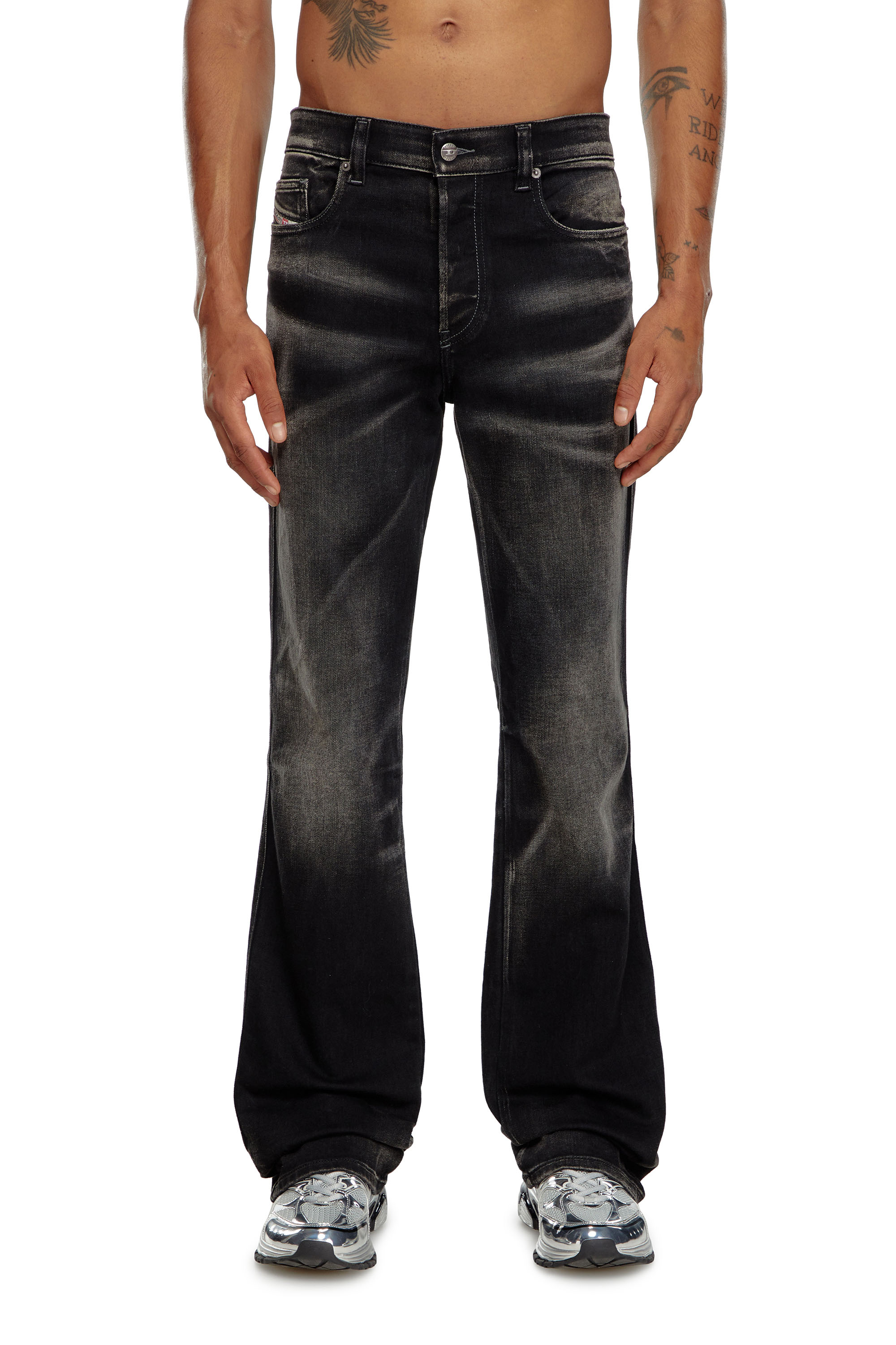 Diesel - Man Bootcut Jeans 1998 D-Buck 09J53, Black/Dark grey - Image 2