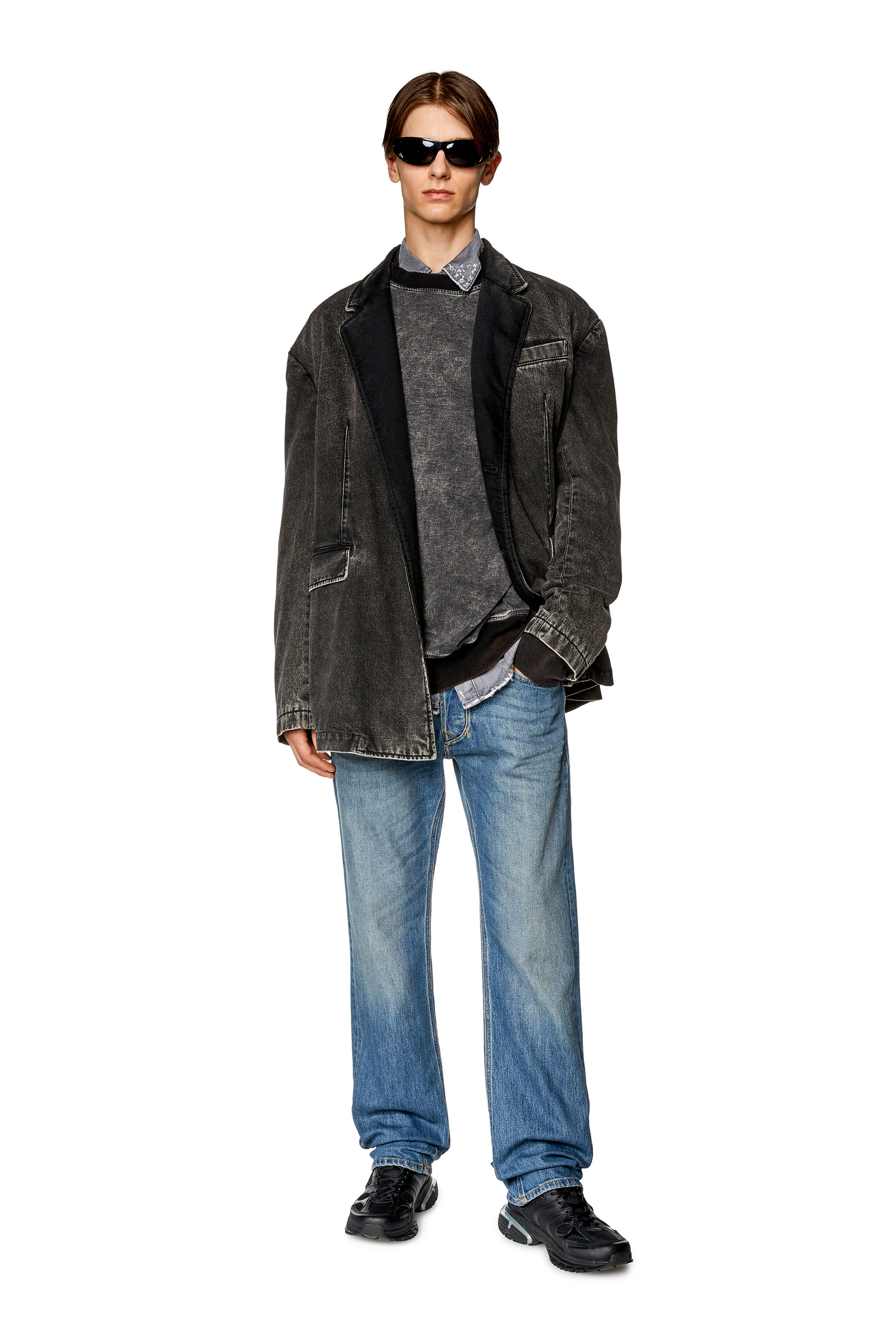 Diesel - Straight Jeans 1985 Larkee 09F88, Medium blue - Image 4