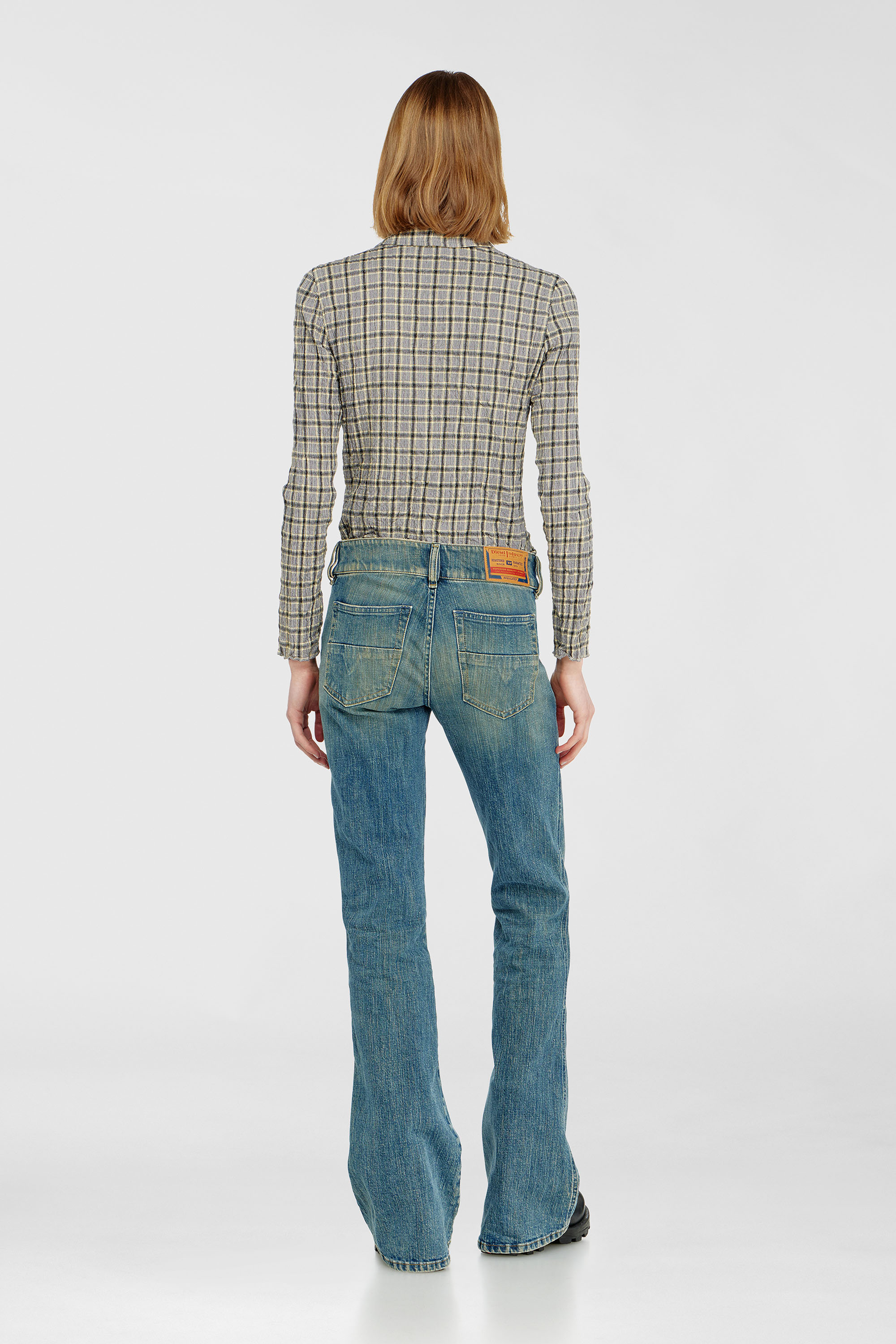 Diesel - Woman's Bootcut Jeans D-Hush 007EJ, Medium blue - 3