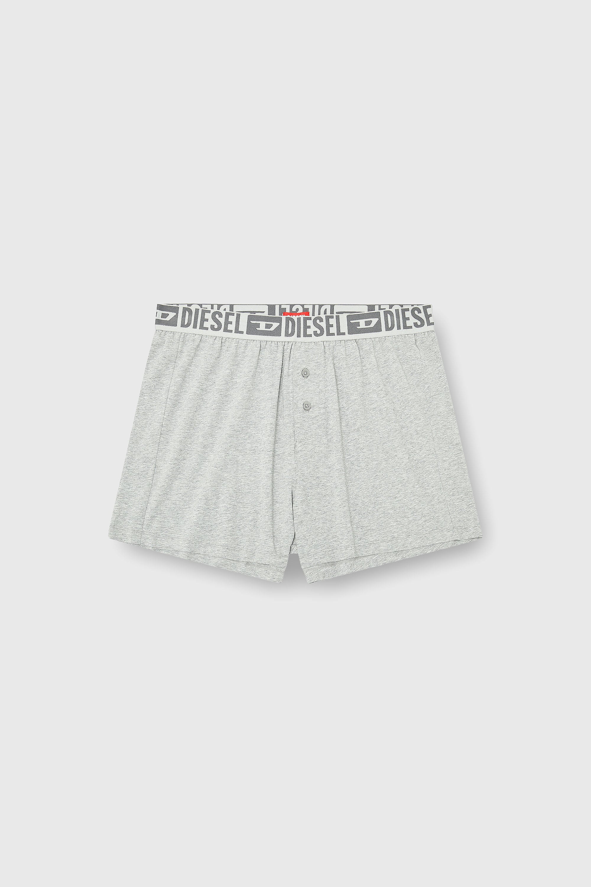 Diesel - STARKIE-D-CORE-2PACK, Man's Two-pack boxer shorts in stretch cotton in Grey - 1