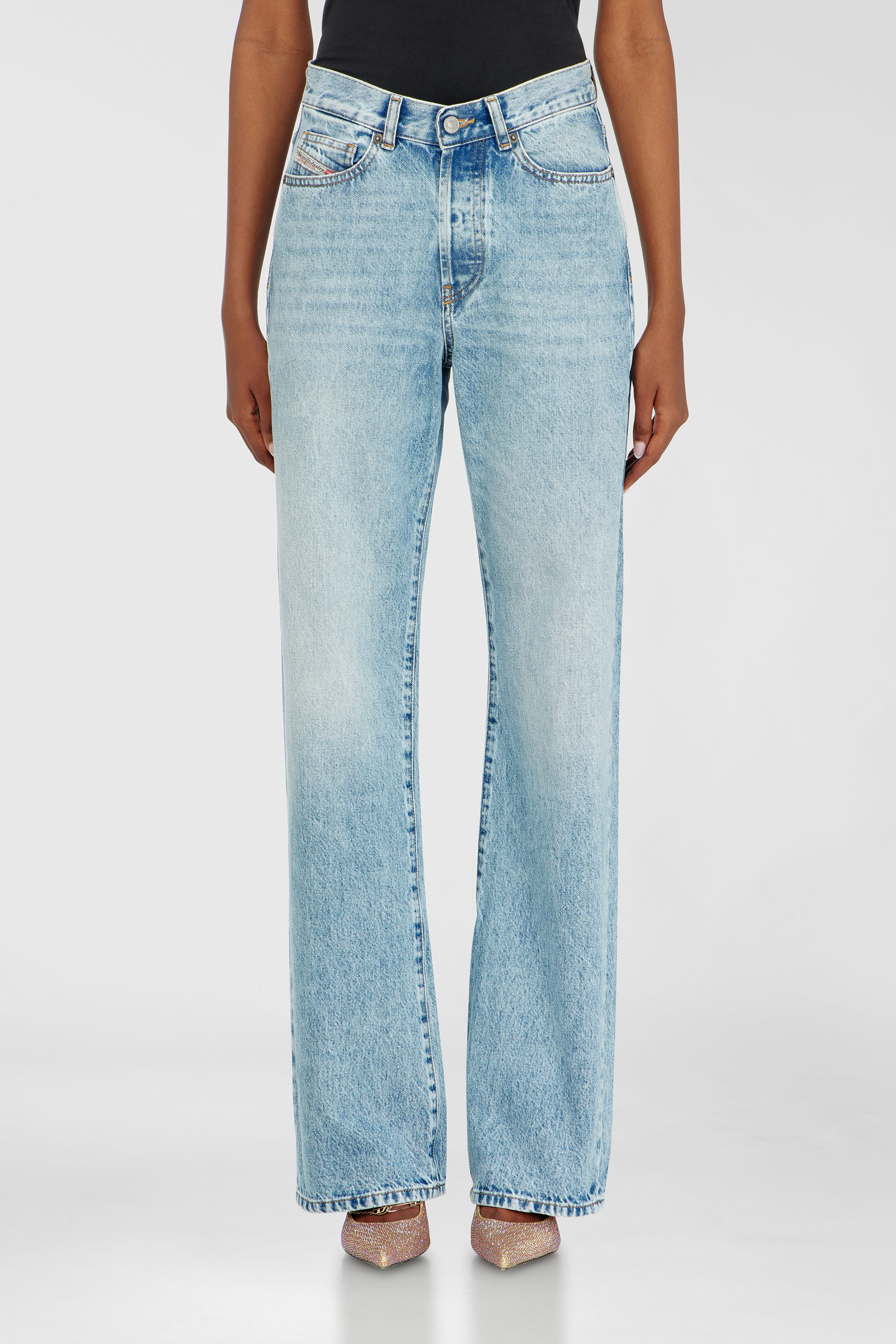 Diesel - Woman's Regular Jeans 1971 D-Sent 09I29, Light Blue - 2