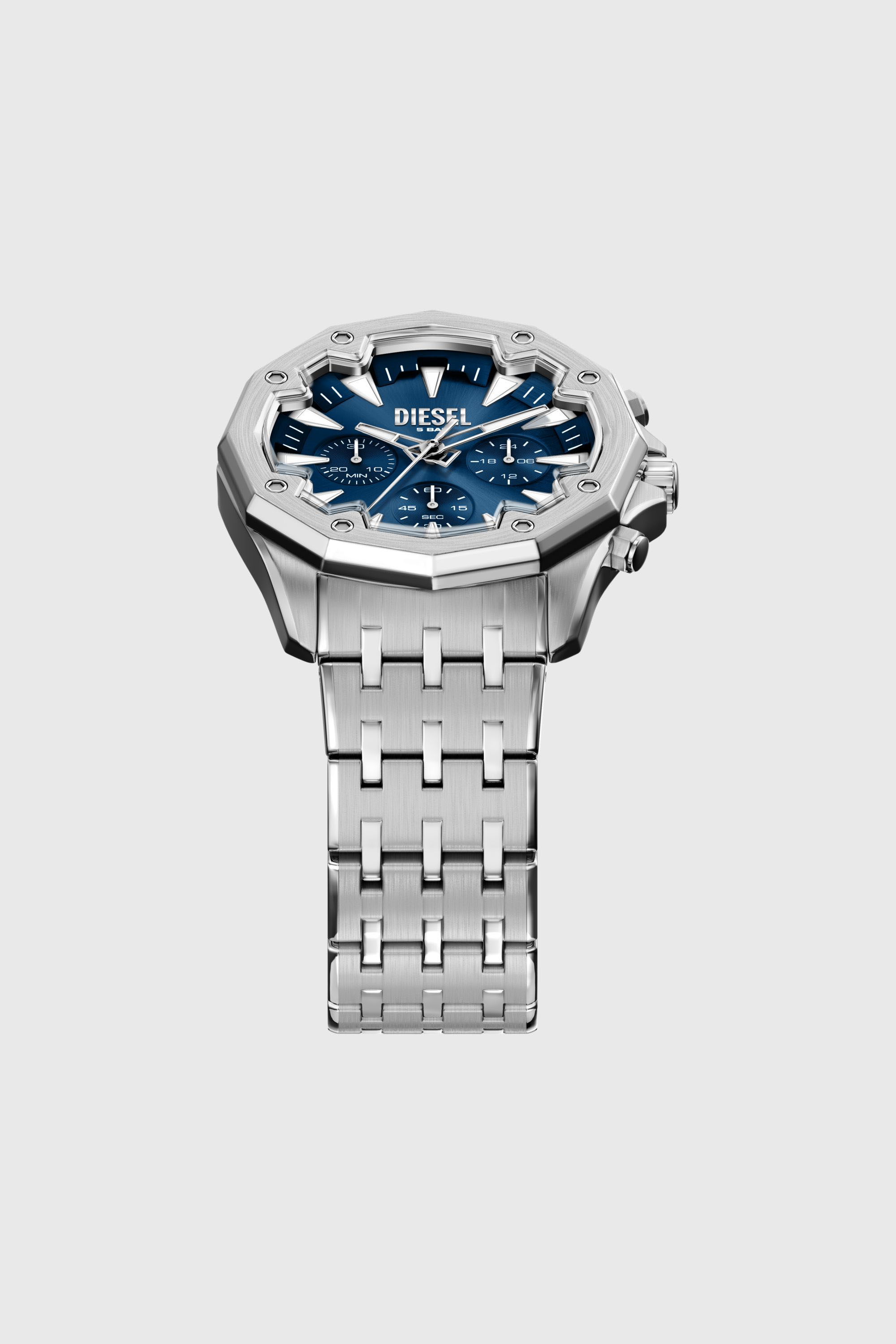 Diesel - DZ4706 WATCH, Man's Stinger Stainless Steel Watch in Silver - 4