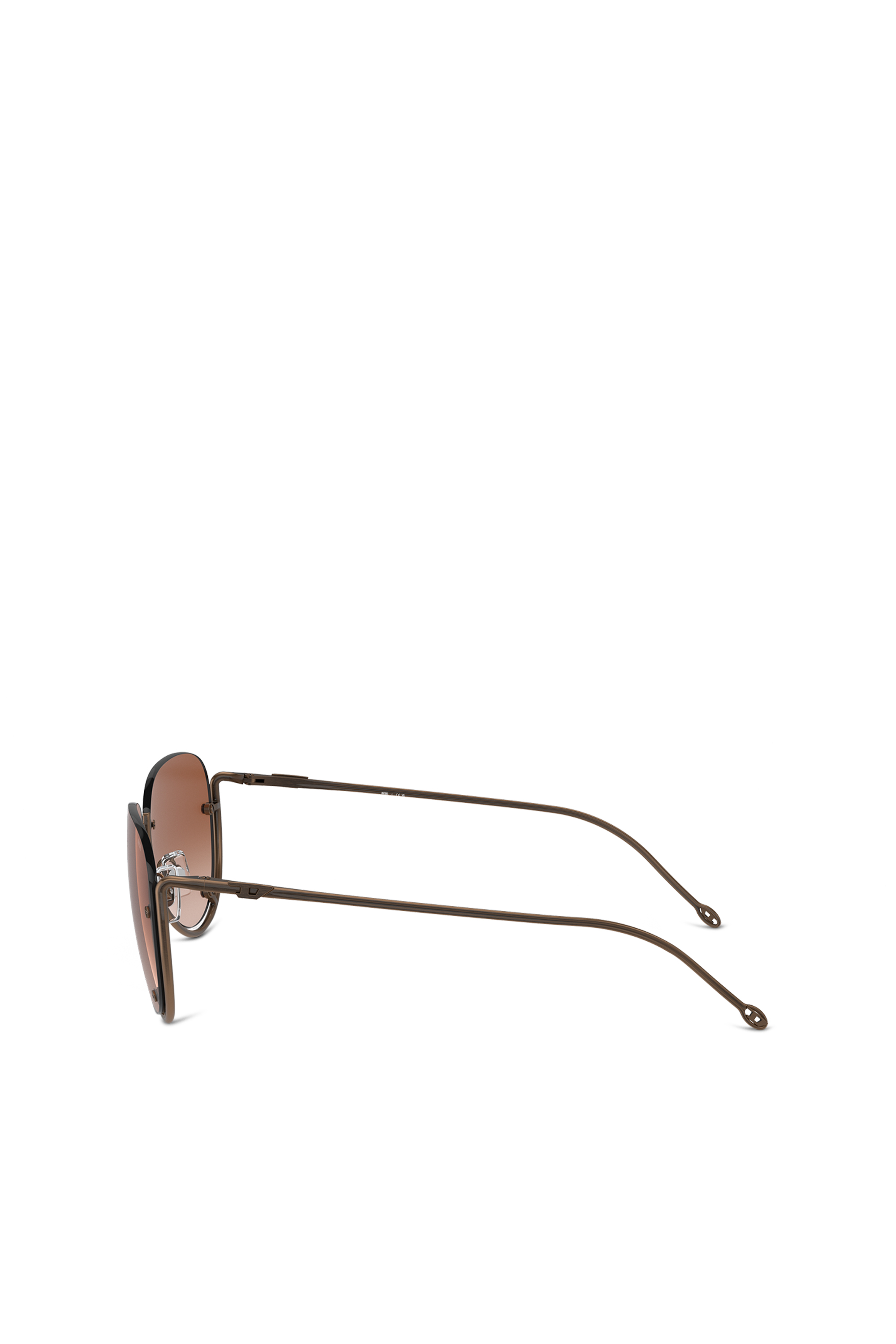 Diesel - 0DL1003, Unisex's Pilot model sunglasses in Bronze - 2