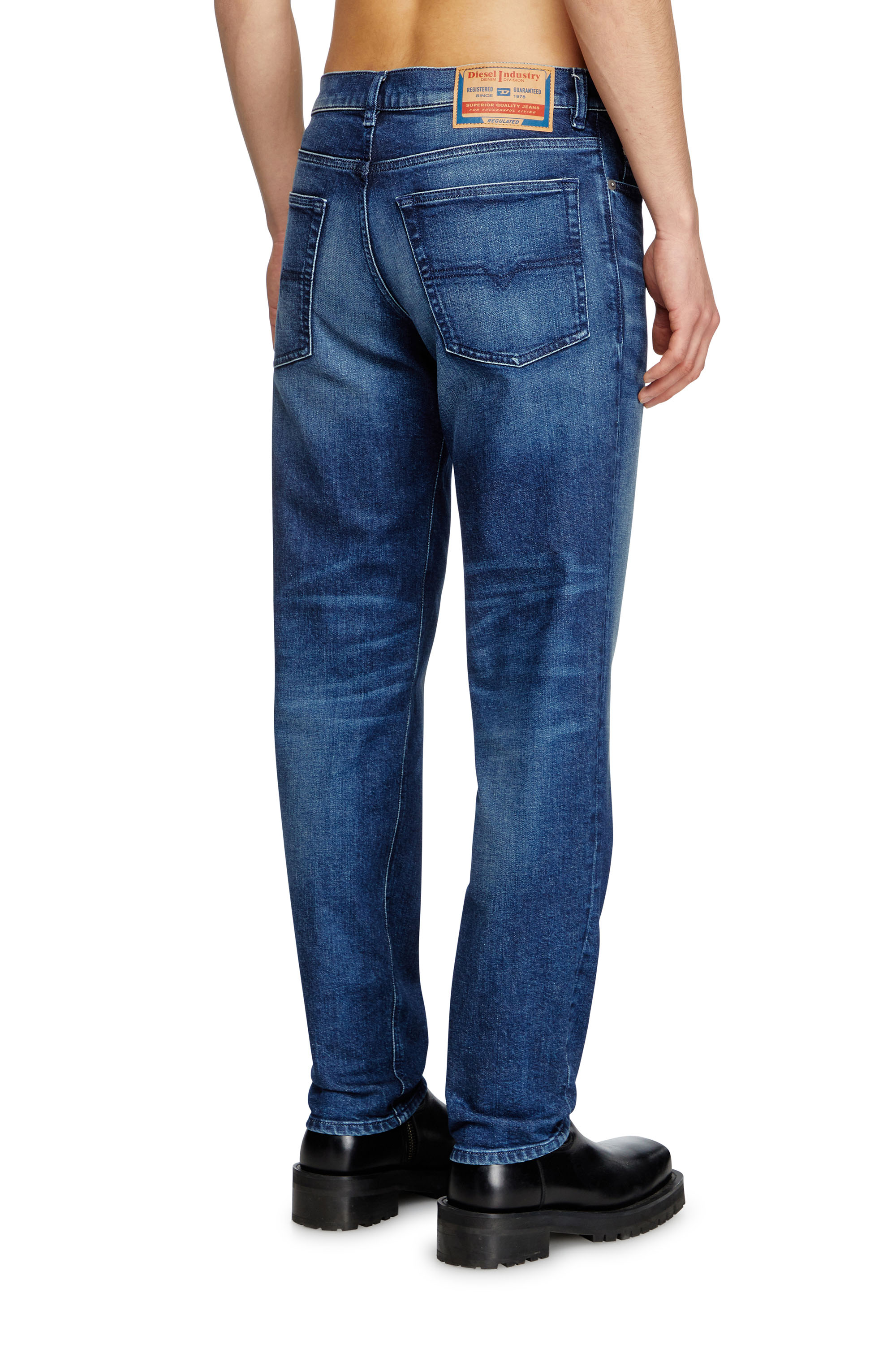 Diesel - Man's Regular Jeans 2023 D-Finitive 09L51, Dark Blue - 3