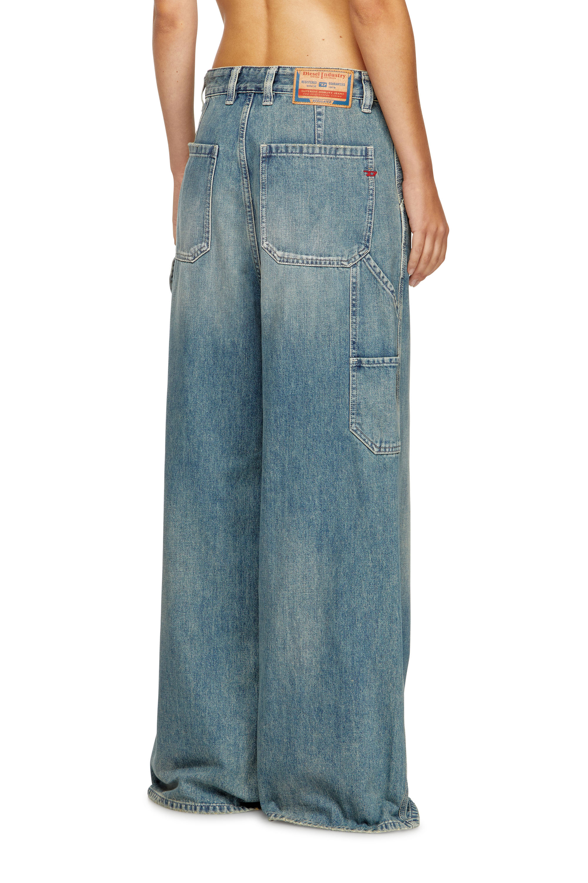 Diesel - Woman's Relaxed Jeans 1996 D-Sire 068SK, Light Blue - 4