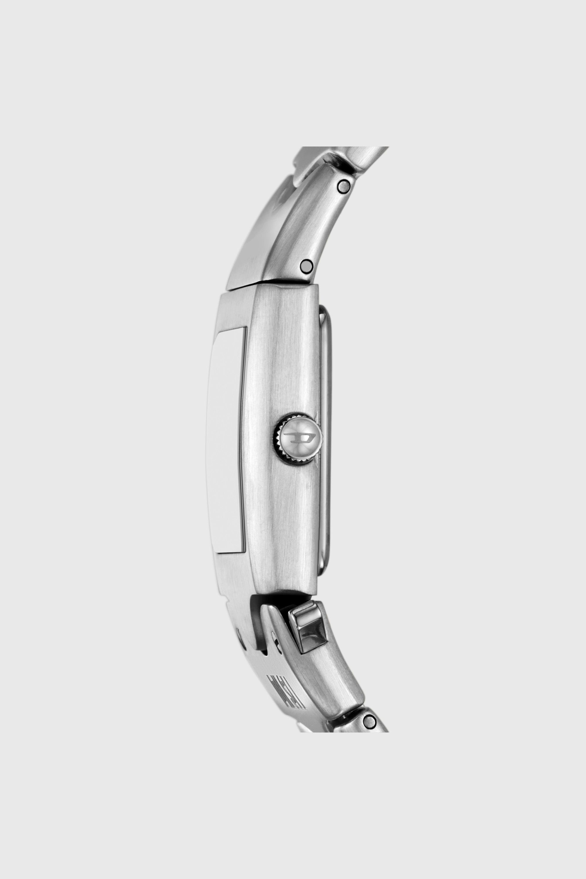 Diesel - DZ2222, Unisex's Diesel Closer Three-Hand Stainless Steel Watch in Silver - 3